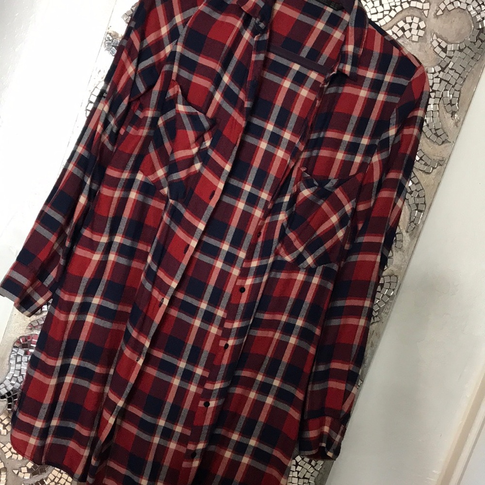 ZARA Flannel button down | XS
